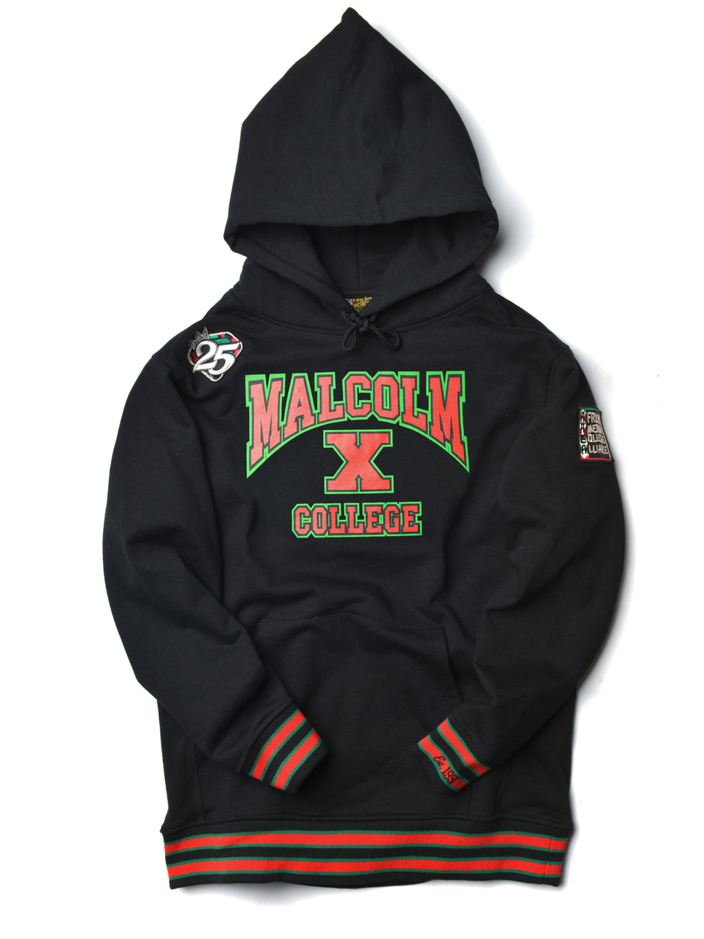 Glass House Apparel Malcolm x Hip Hop Radio Hoodie, Adult Unisex, Size: Large, Blue