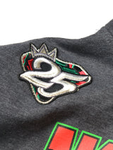 FTP Norfolk State University Original '92 "Frankenstein" Stitched Hoodie Charcoal Grey / Kelly Green